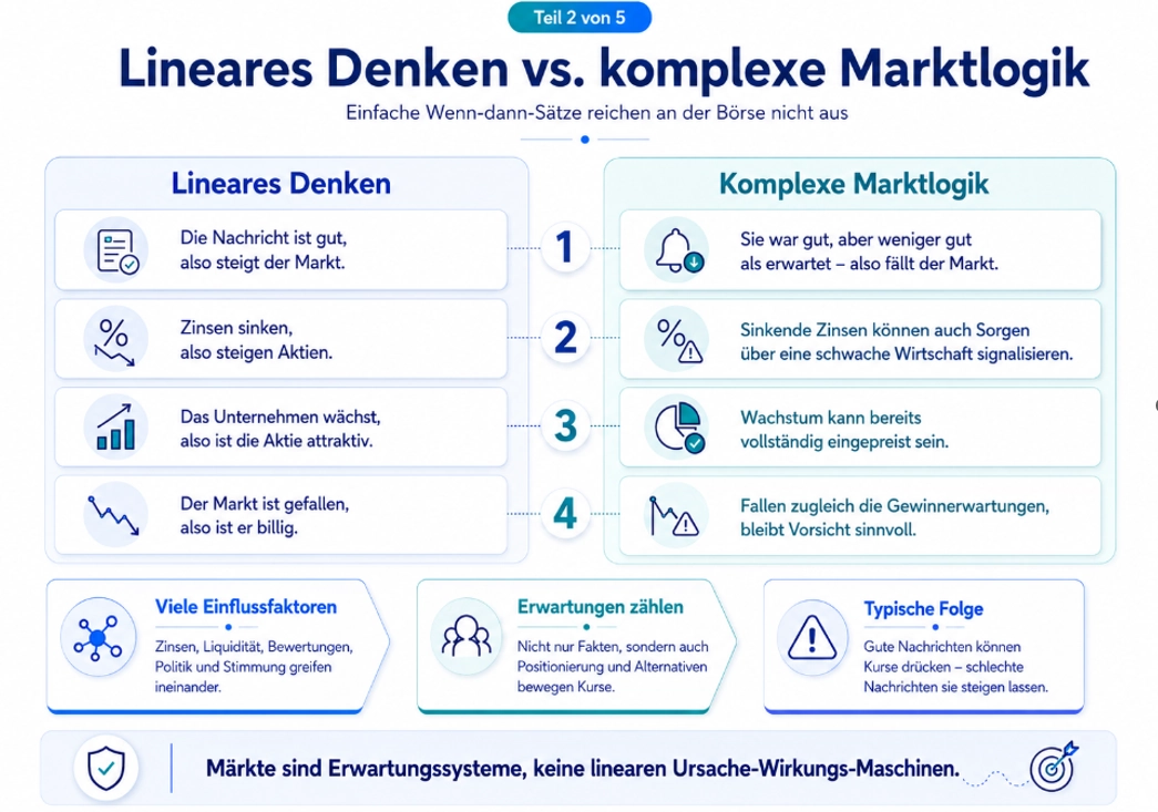 Lineares Denken gegen komplexe Marktlogik